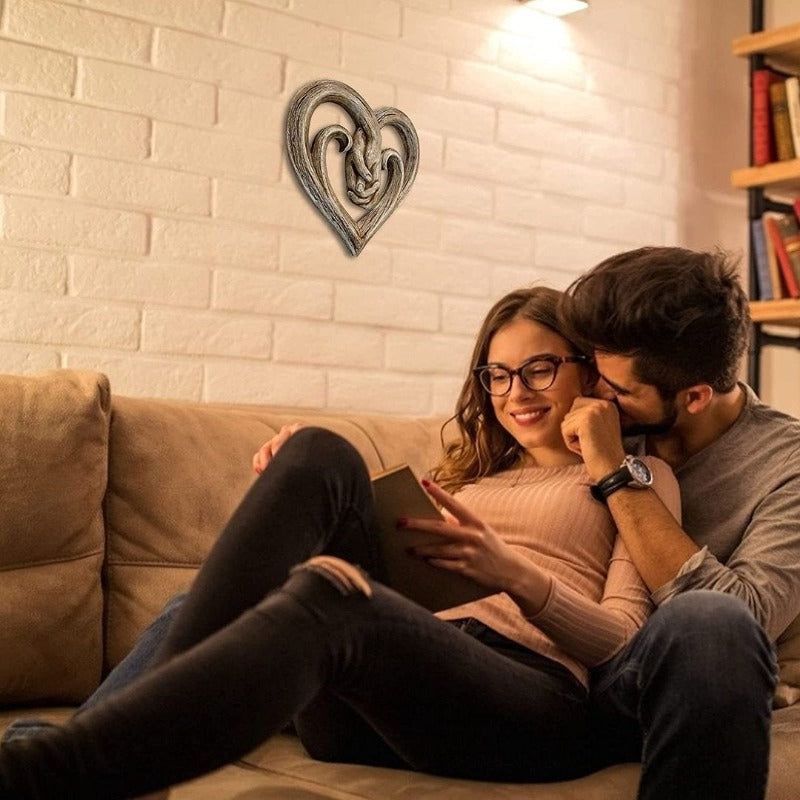 Hjärta håller händerna Väggdekor