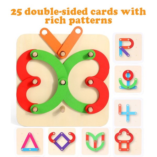 MULTIFUNCTIONAL MONTESSORI PILLAR COLLAGE TOYS