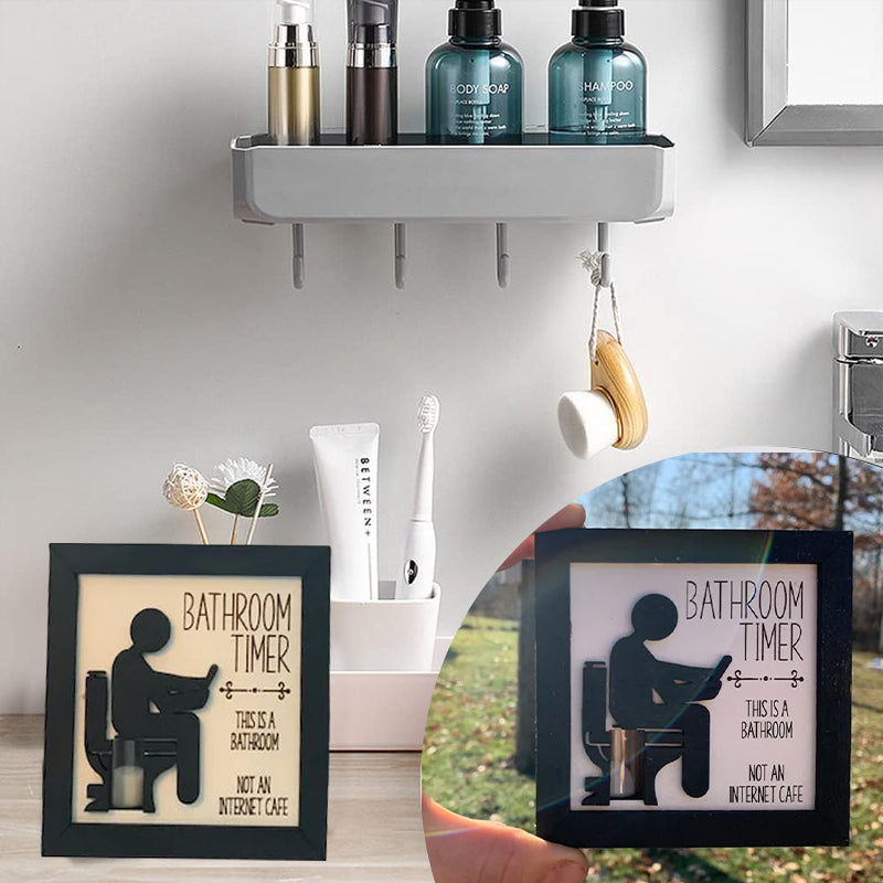 Rolig present till badrumslektioner