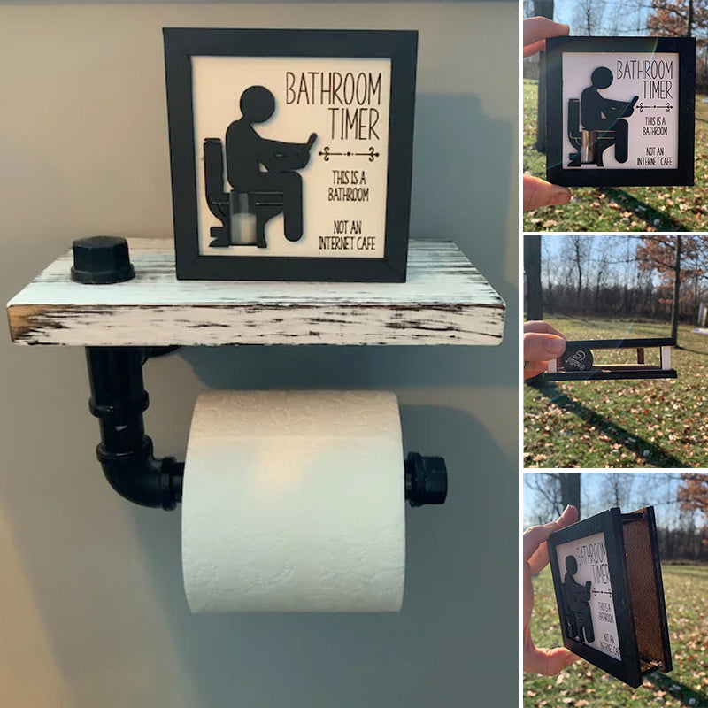 Rolig present till badrumslektioner