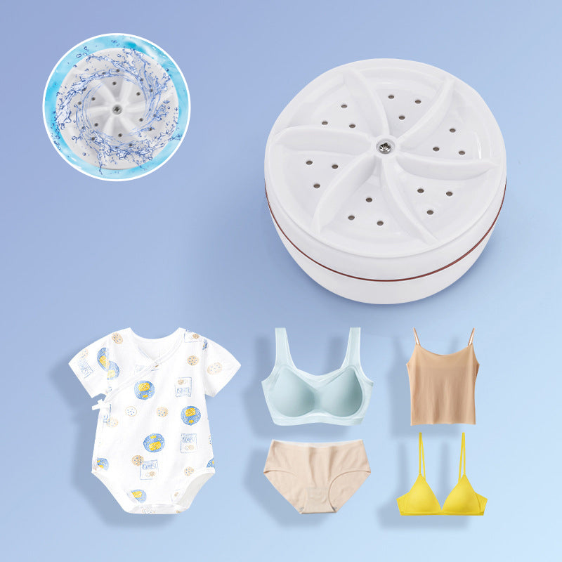 Liten bärbar tvättmaskin för diskbänk