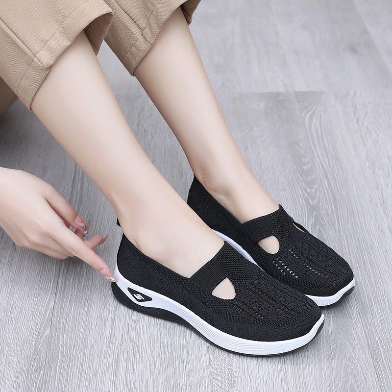 Women's Lightweight Breathable Mesh Slip-On Sneakers