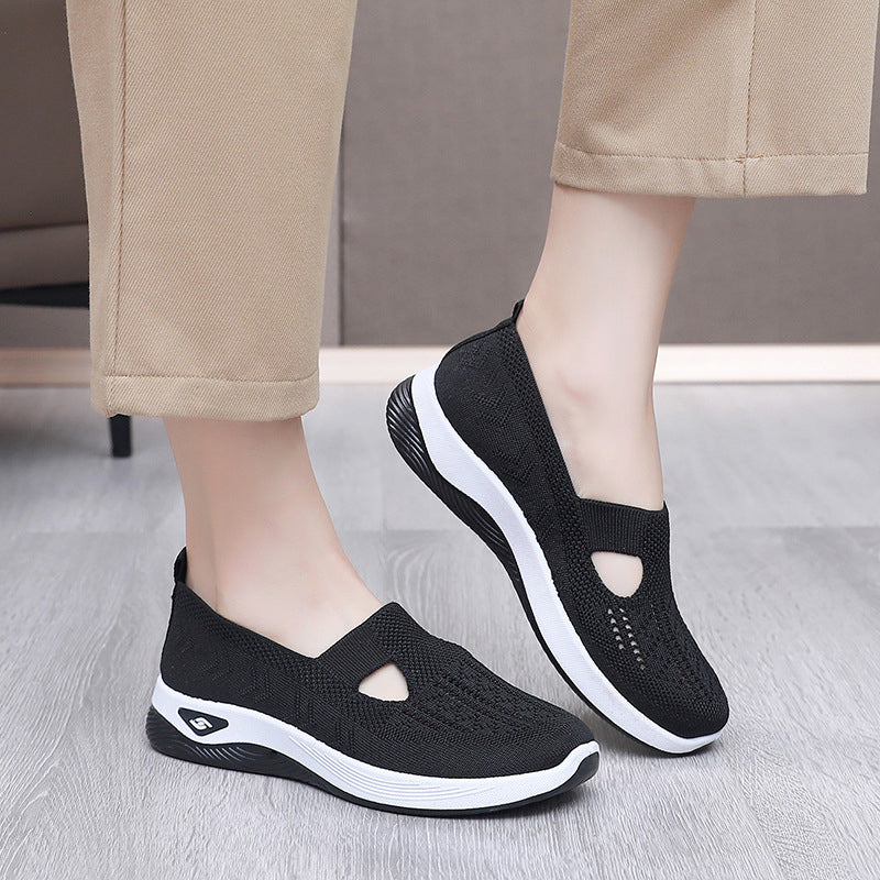 Women's Lightweight Breathable Mesh Slip-On Sneakers