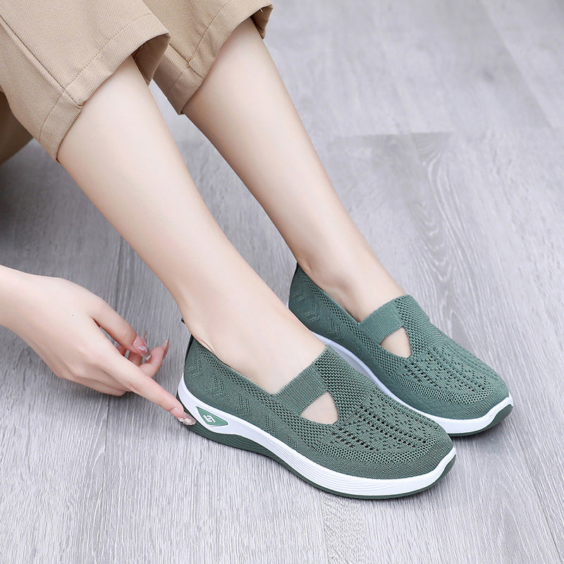 Women's Lightweight Breathable Mesh Slip-On Sneakers