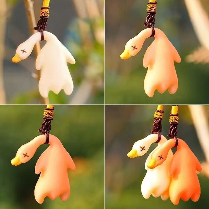 Color-Changing Roast Duck Car Pendant