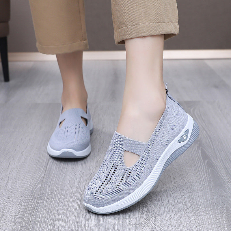 Women's Lightweight Breathable Mesh Slip-On Sneakers