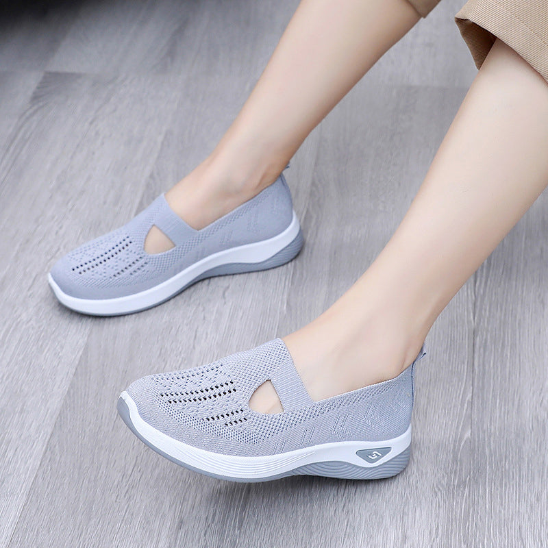 Women's Lightweight Breathable Mesh Slip-On Sneakers