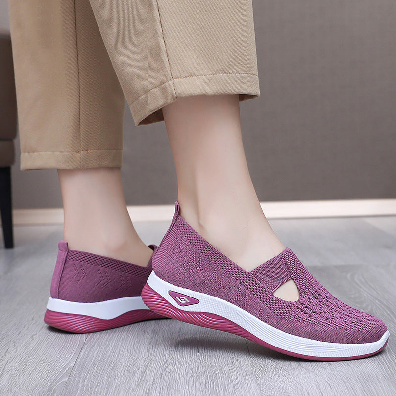 Women's Lightweight Breathable Mesh Slip-On Sneakers