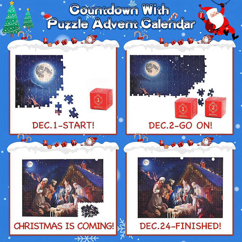 24 Days of Christmas Advent Countdown Calendar - 1008 pcs