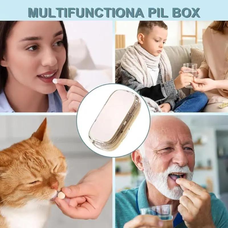 Portable Multi-Function Pill Cutter