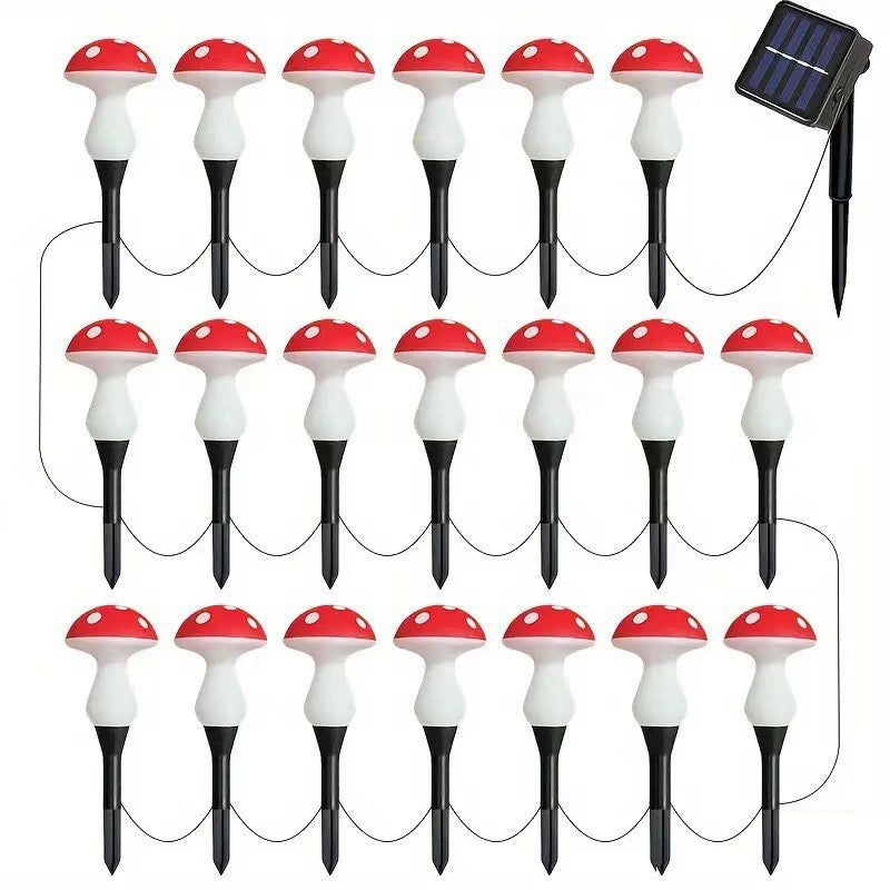 Solar Mushroom Garden Lights – Waterproof LED Outdoor Decor