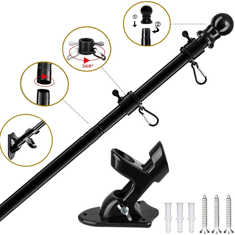 Wall- Mounted Flagpole