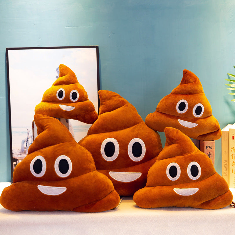 Smiling Poop Plush Toy