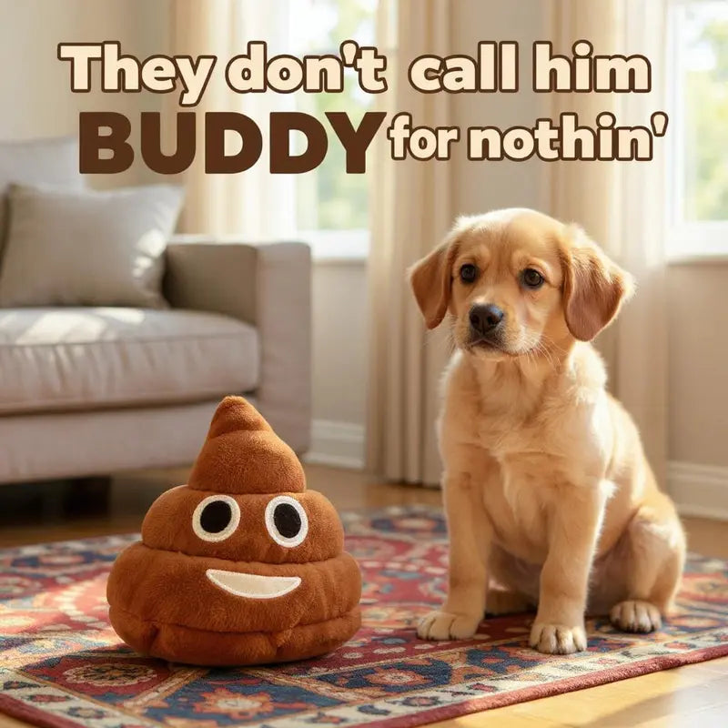 Smiling Poop Plush Toy
