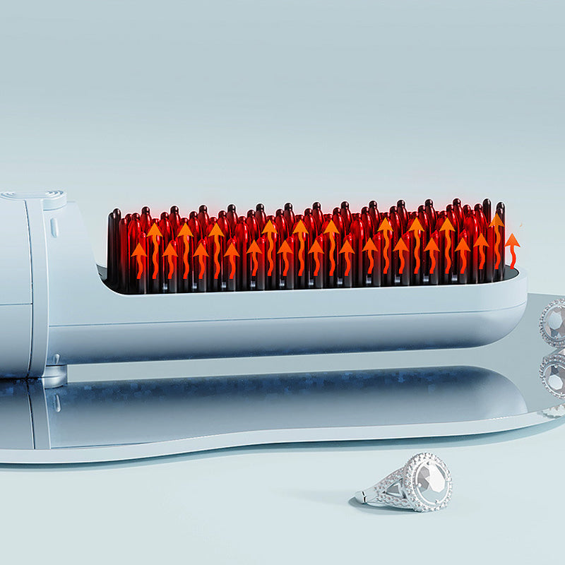 Trådlös laddning Bärbar hårrätande kam