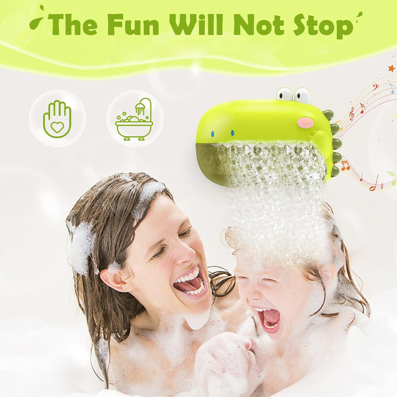 Dinosaur Bathtub Bubble Maker with 12 Songs