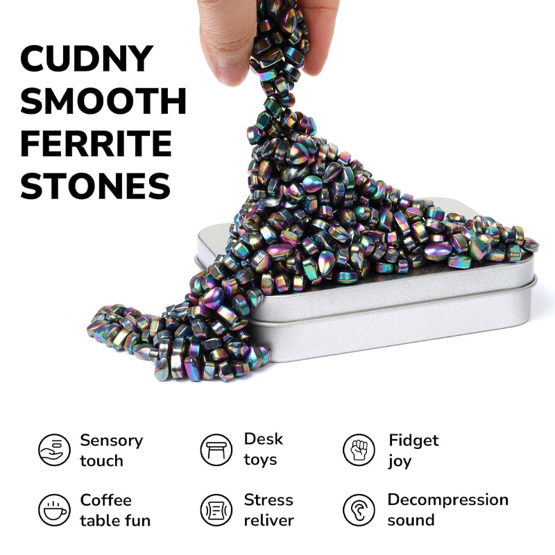 Electroplated DIY Magnetic Stones