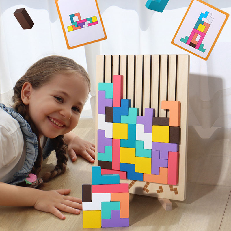 Wooden Stacking Puzzle Toy