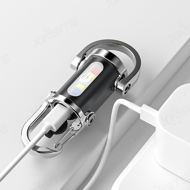 Rechargeable Mini Flashlight Keychain