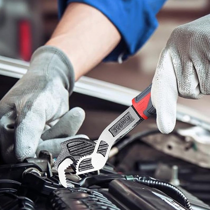 Multifunktionell självlåsande justerbar skiftnyckel