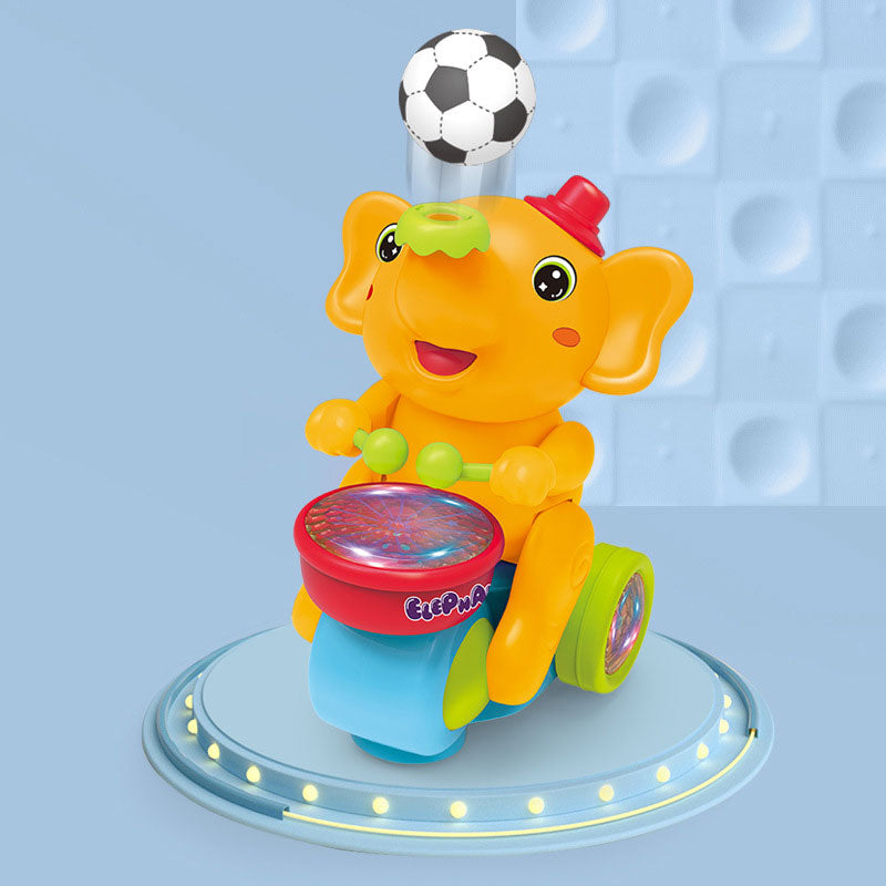 Interactive LED Elephant Toy for Toddlers & Kids with Realistic Sounds