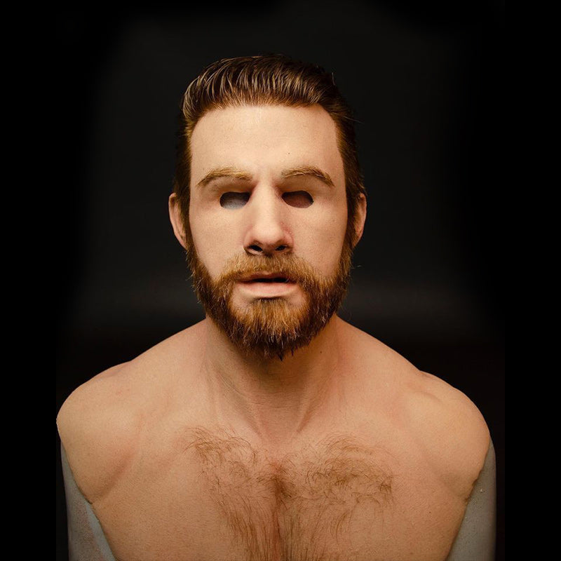 Halloween-simulerings latexmask