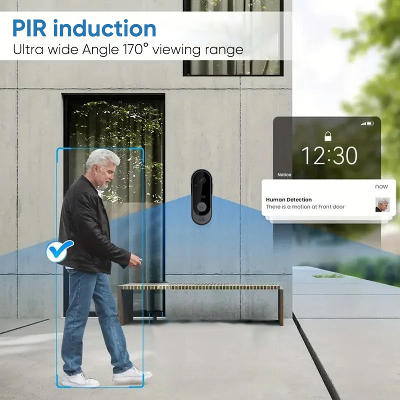 Wireless Video Doorbell Camera with Chime