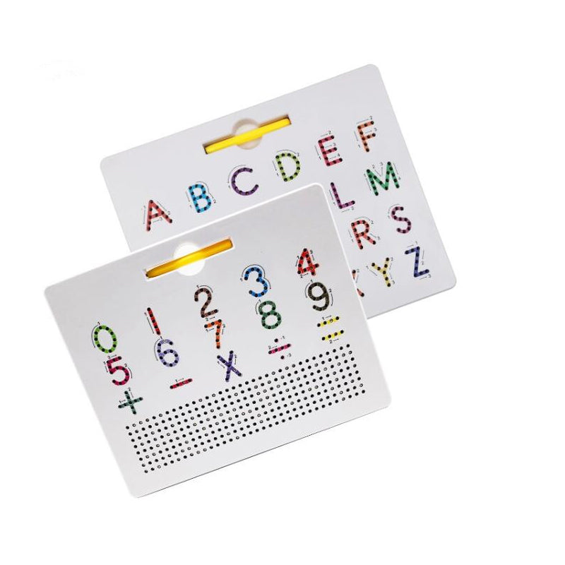 2-i-1 dubbelsidig Magnetic Alphabet Edition