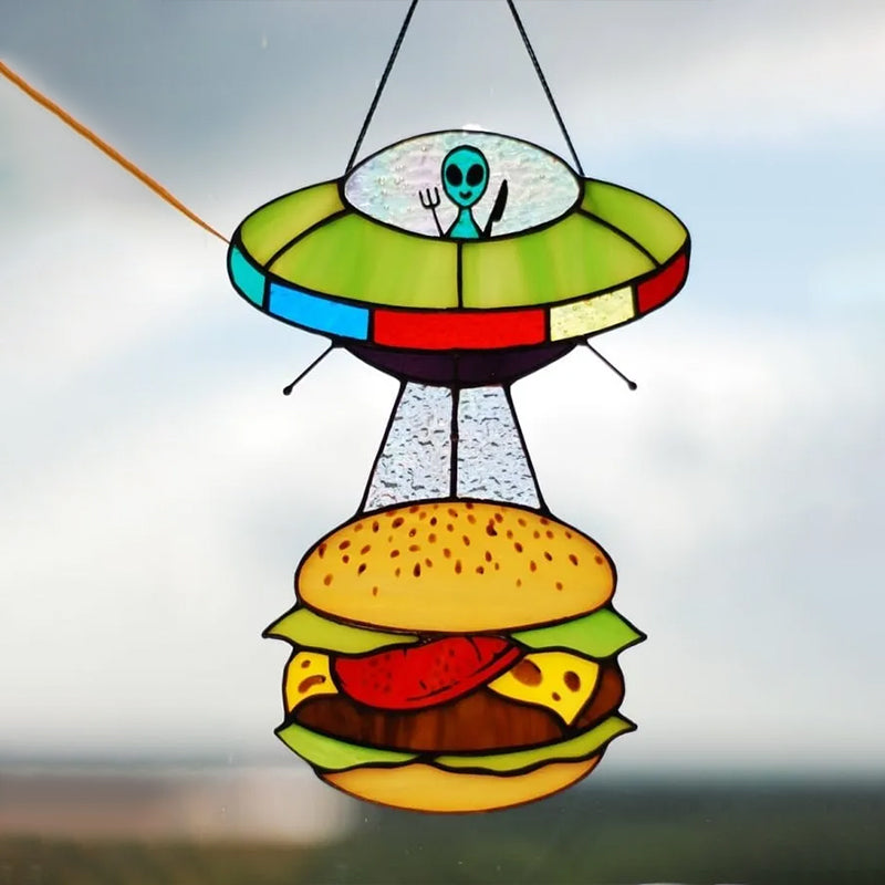 Kreativt hänge för utomjordisk ko