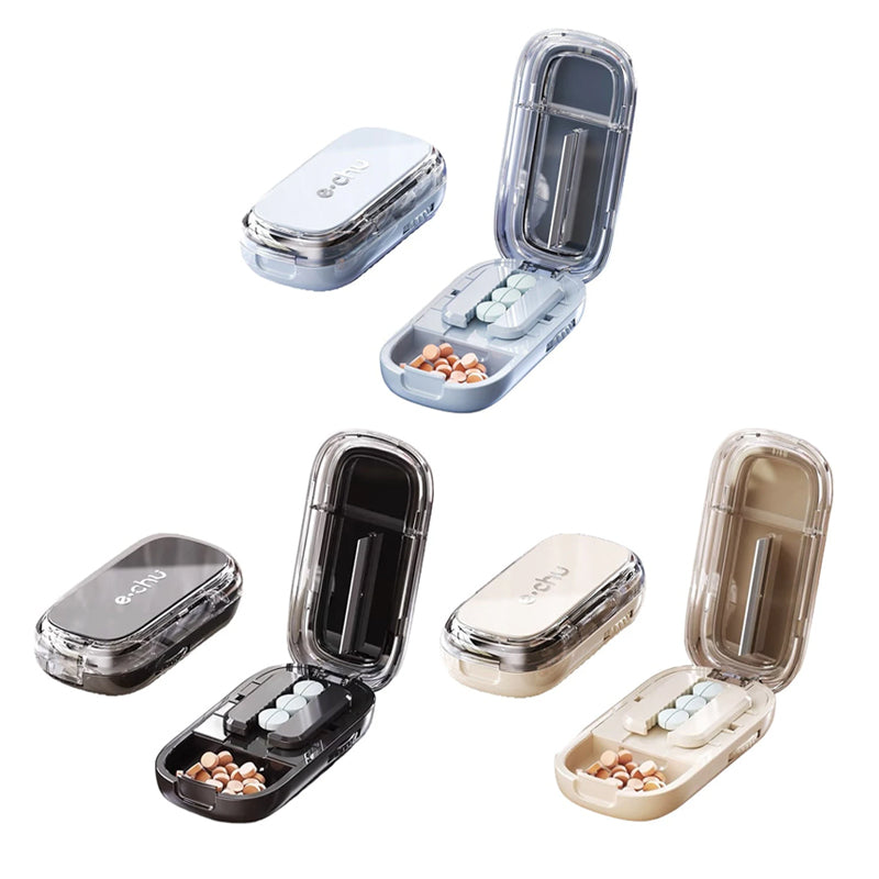 Portable Multi-Function Pill Cutter