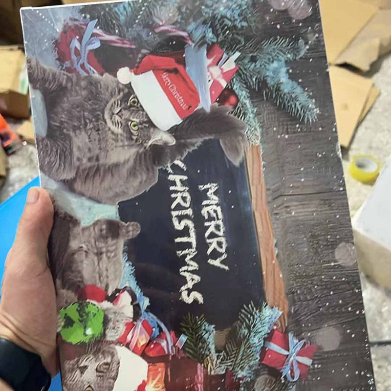 Jul ountdown katt Kalender