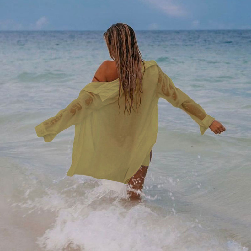Women's Boho Semi-sheer Cover Up