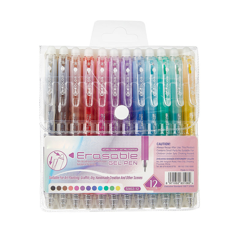 Retractable Erasable Gel Pen Set