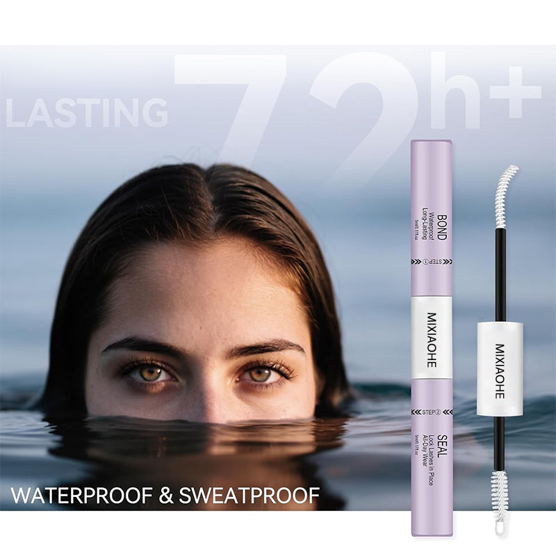 Dual-Ended Eyelash Glue – Waterproof & Clear