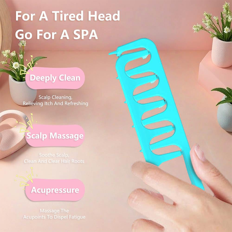 Volumizing Textured Styling Comb for Fluffy Hair