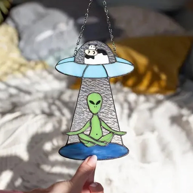 Kreativt hänge för utomjordisk ko