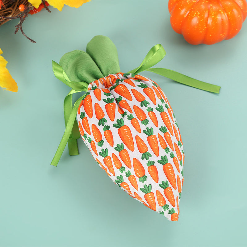 Easter Bunny Carrot Treat Bags – Festive Candy & Gift Party Favor Pouches