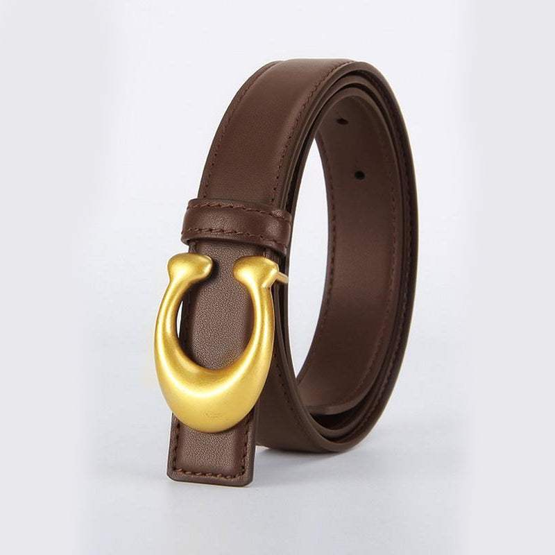 Women's Fashionable Leather Fashion Belts