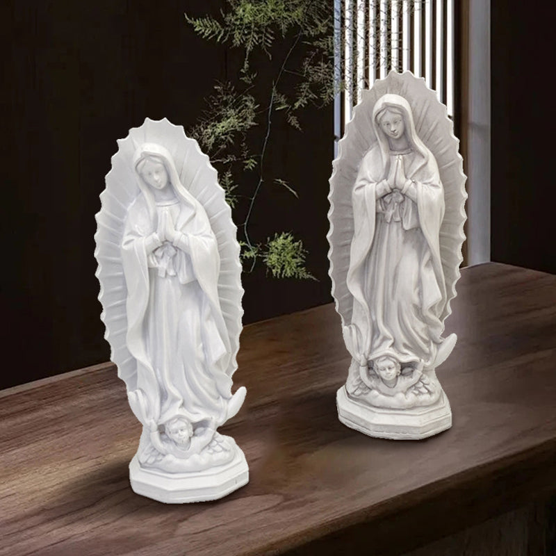 Virgen Mary Statue Decor