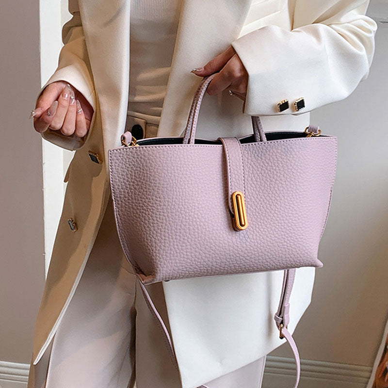 Women's Elegant Solid Color Handbag Crossbody Bag