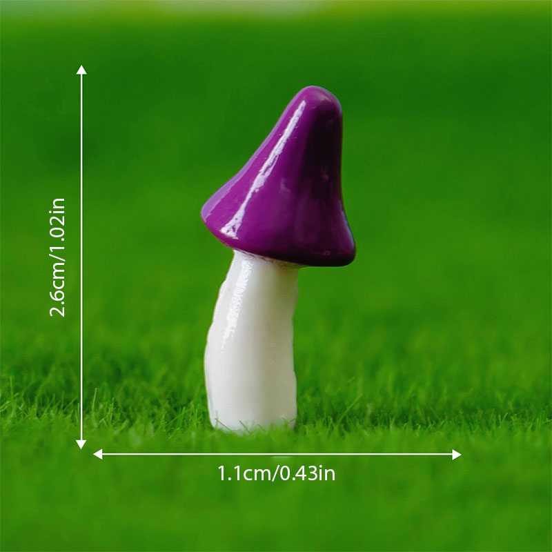 Simulation Mushroom Car Decoration