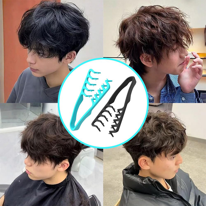 Volumizing Textured Styling Comb for Fluffy Hair