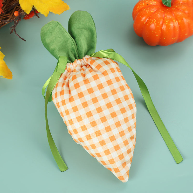Easter Bunny Carrot Treat Bags – Festive Candy & Gift Party Favor Pouches