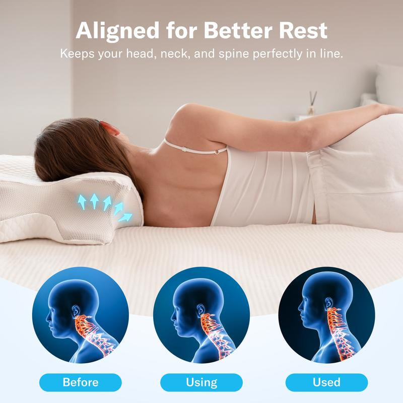 Cervical Memory Foam Pillow for Cozy Sleep
