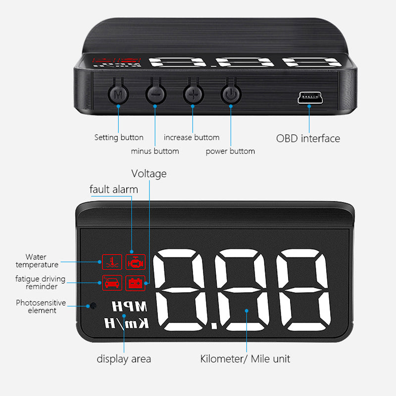 M3 Head Up Display Car Universal HUD with OBD Cable