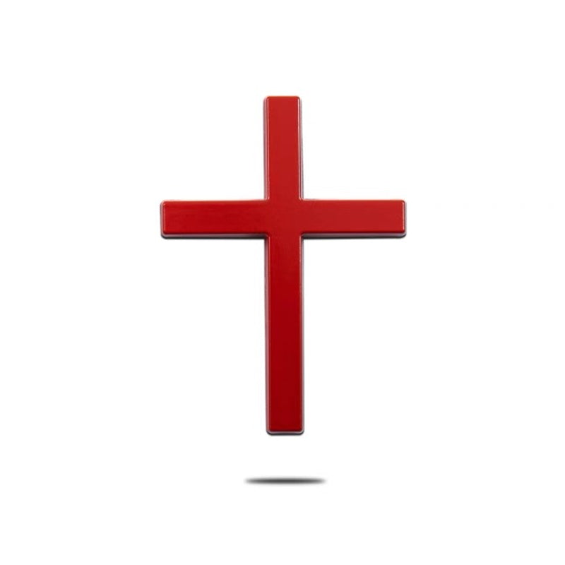 3D Cross Sticker