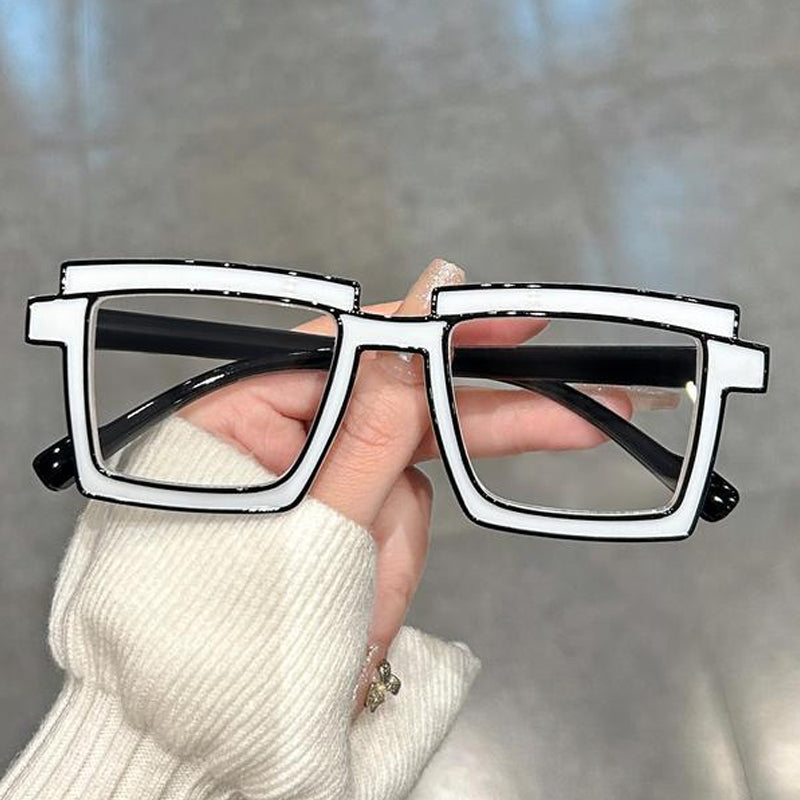Anti-blue Light Color Block Eyeglasses