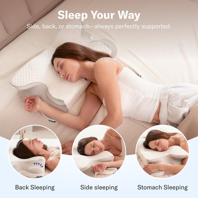 Cervical Memory Foam Pillow for Cozy Sleep