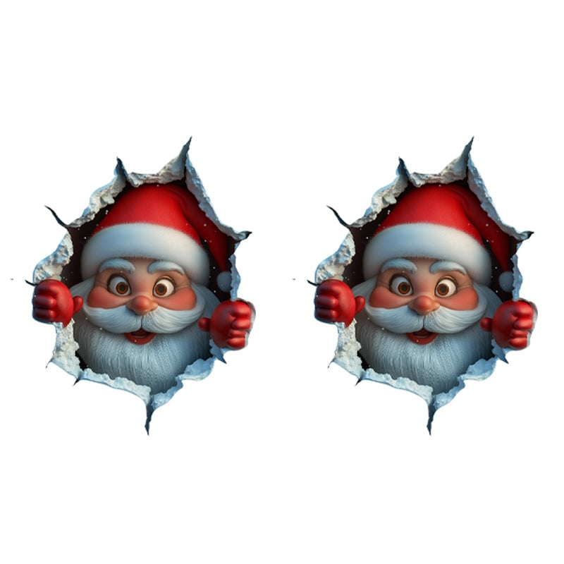 Santa Claus Wall Sticker Set