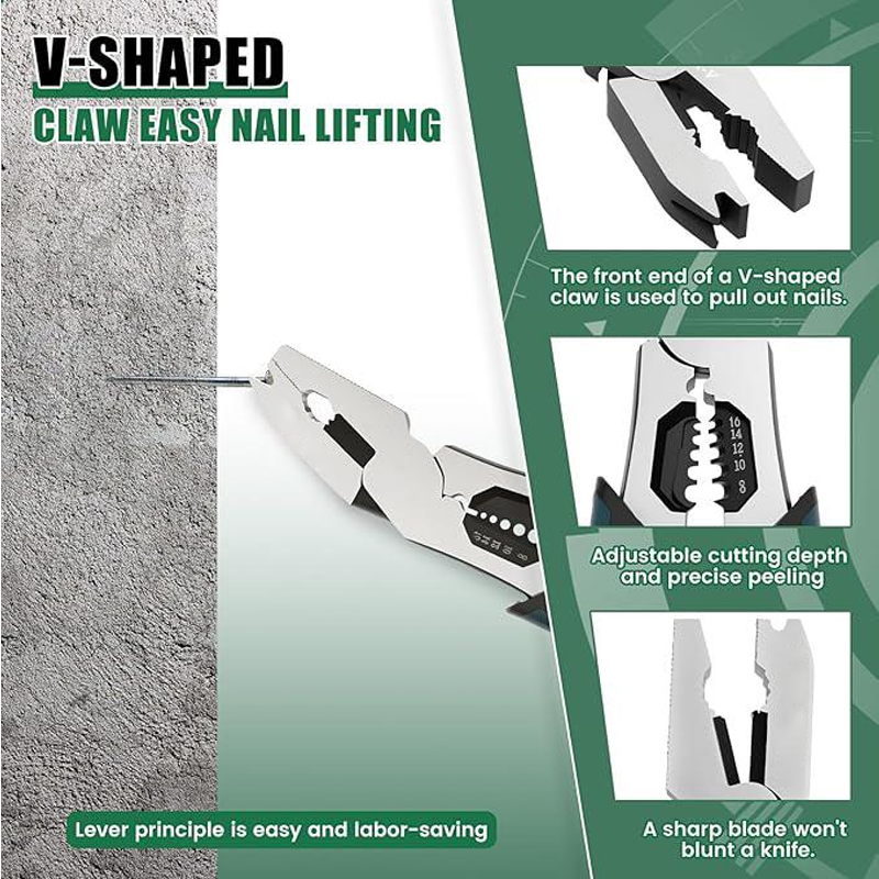 6-in-1 Multifunction Wire Stripping Pliers